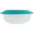 Mainstays Blue Atoll Bowl Set with Lids 8 pc Pack